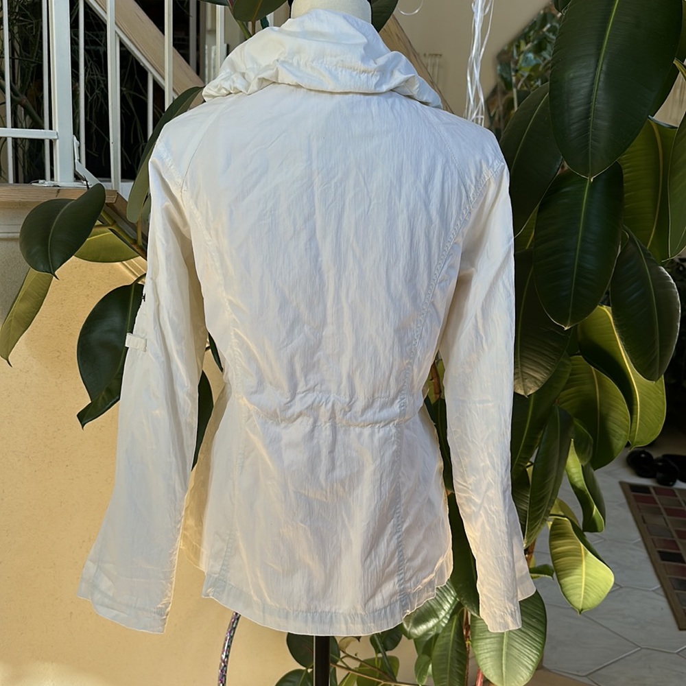 Zara White Spring Jacket With Adjustable Sleeves … - image 4